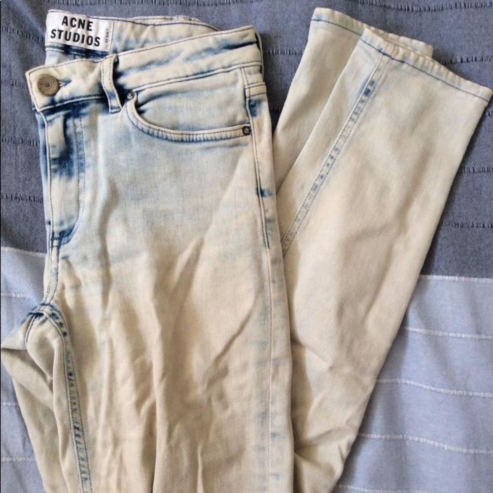 Acne Skinny Cropped Jeans